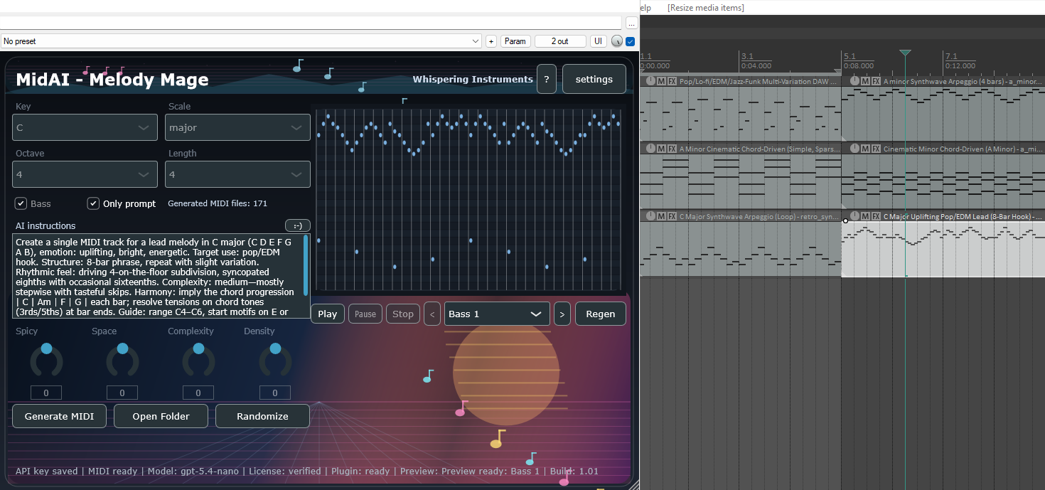 MidAI additional workflow view